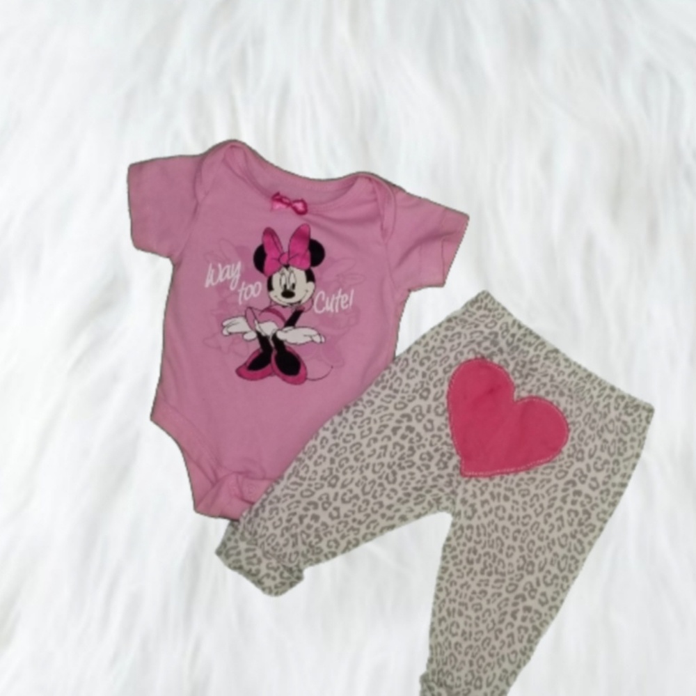New Born Minni Mouse Outfit